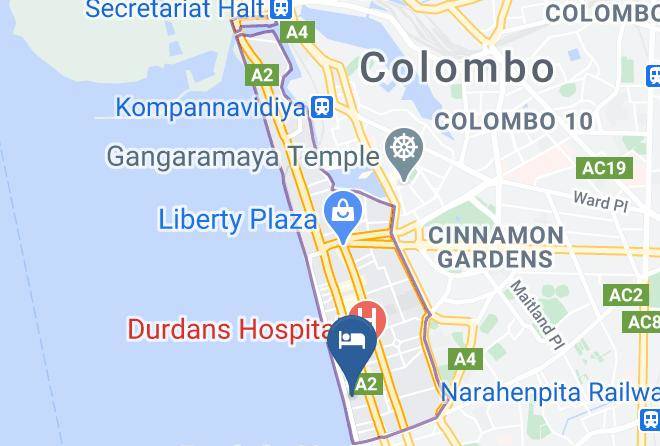 Colombo - Ocean Edge Suites & Hotel Maps