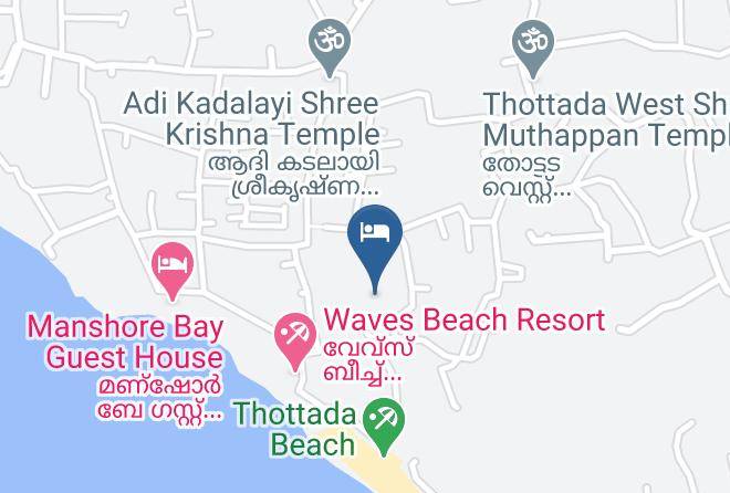 Cannanore - Ocean Green Home Stay Maps