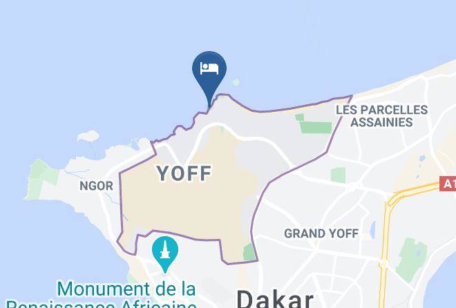 Dakar - Ocean Hotel Maps