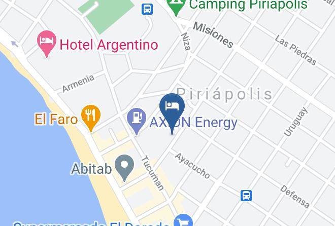Piriapolis - Ocean Hotel Maps