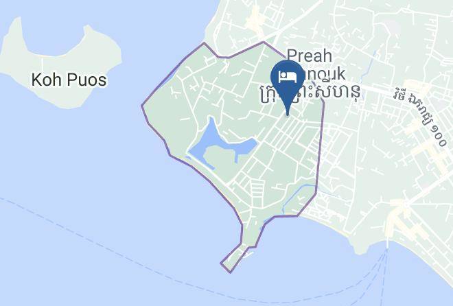 Preah Sihaknuk Town - Ocean Hotel Maps