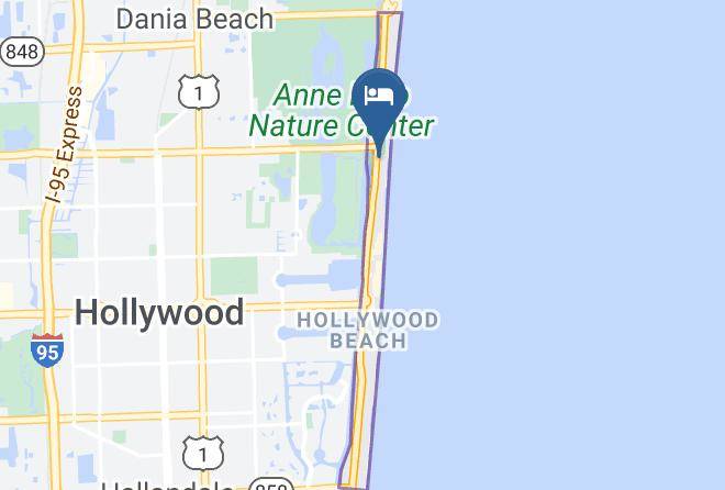 Broward - Ocean Inn Hollywood Florida Maps