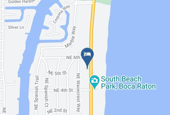 Ocean Lodge Florida Map