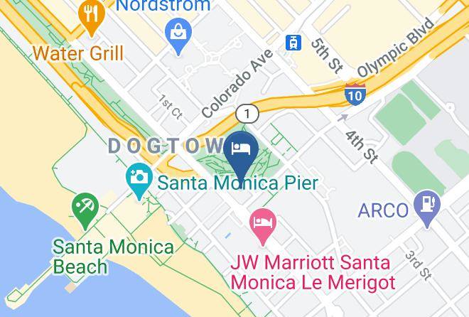 Ocean Lodge Hotel Map