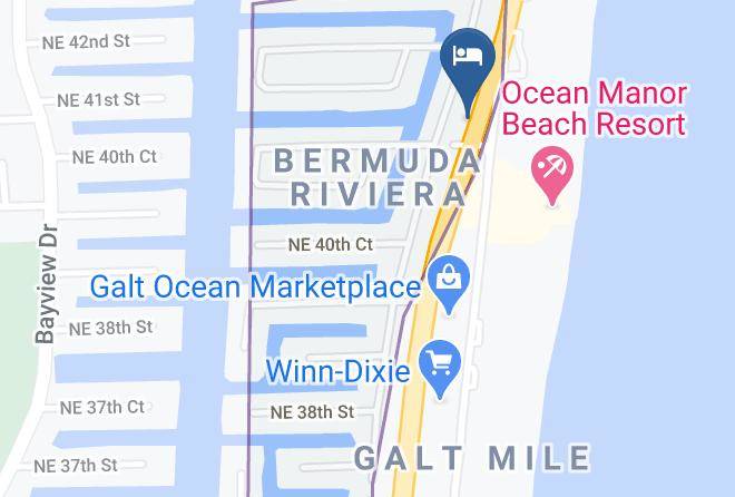 Broward - Ocean Mile Hotel And Suites Maps