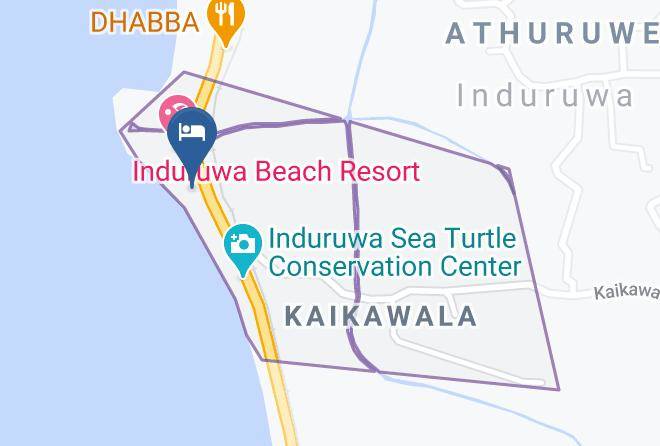Galle - Ocean Of Life Ayurvedic Resort Maps