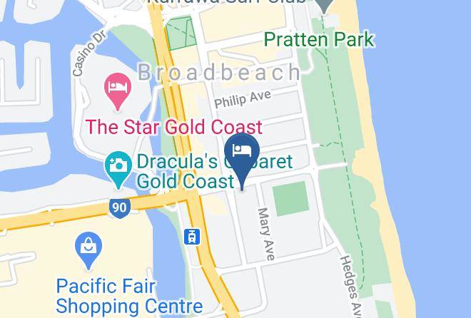 Gold Coast - Ocean Pacific Resort Maps