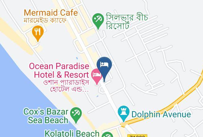 Chittagong - Ocean Palace Hotel Maps