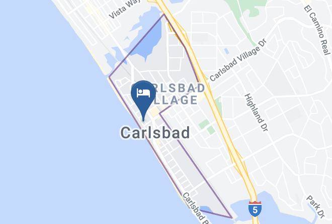 San Diego - Ocean Palms Beach Resort Carlsbad Beach Maps