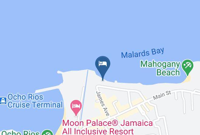Saint Ann - Ocean Palms Hotel Maps