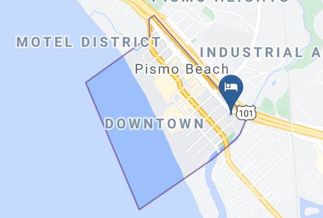 San Luis Obispo - Ocean Palms Motel Maps