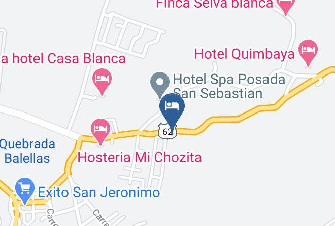 San Jeronimo - Ocean Paradise Hotel Boutique Maps