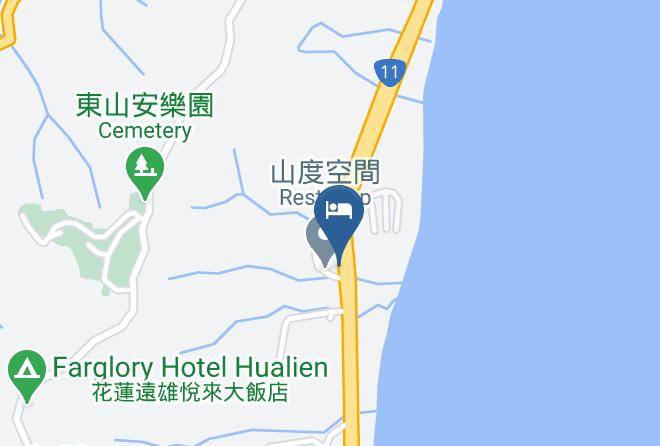 Ocean Paradise Mapa - Taiwan - Hualiennty