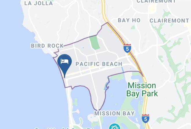 San Diego - Ocean Park Inn Maps