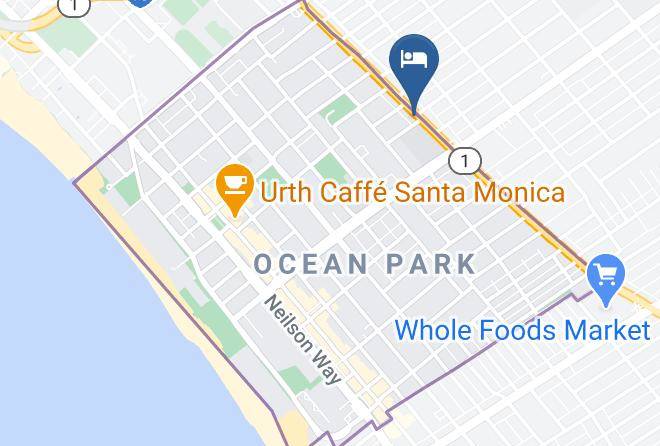 Los Angeles - Ocean Park Inn Maps