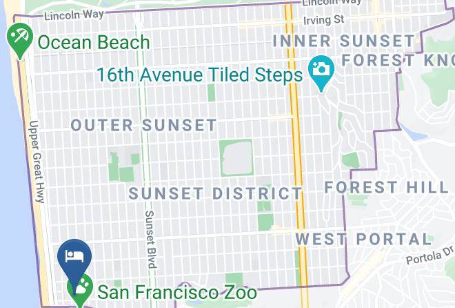 San Francisco - Ocean Park Motel Maps