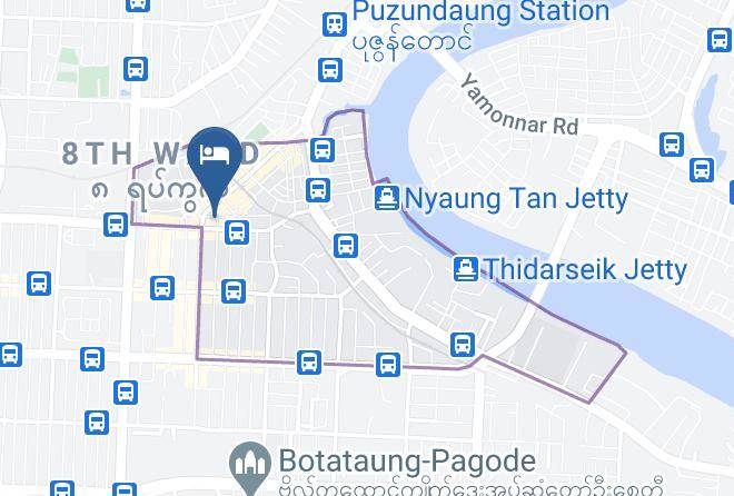 Yangon West - Ocean Pearl Inn Ii Maps