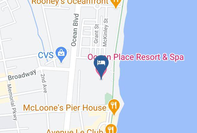 Monmouth - Ocean Place Resort & Spa Maps