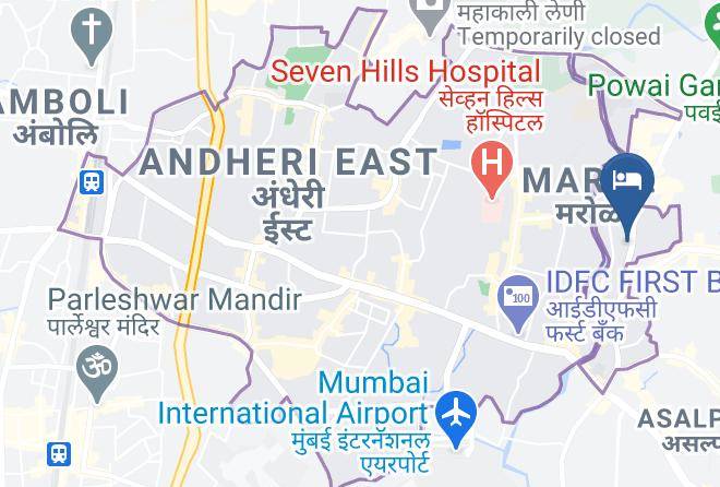 Mumbai - Ocean Suites Hotel In Ganesh Nagar Maps