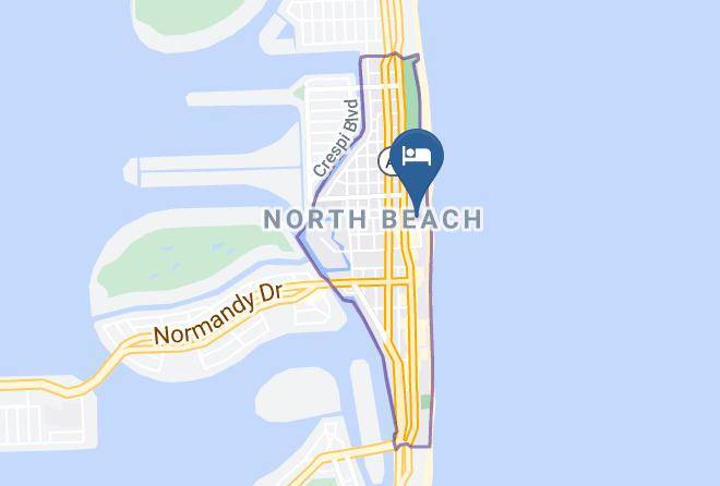 Miami Dade - Ocean Surf Hotel Maps