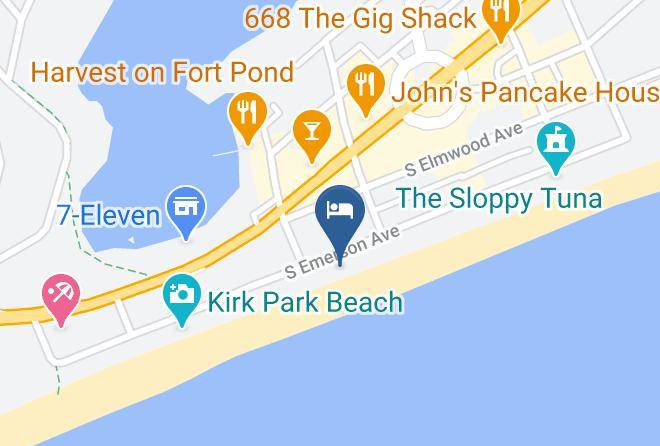 Ocean Surf Resort Map