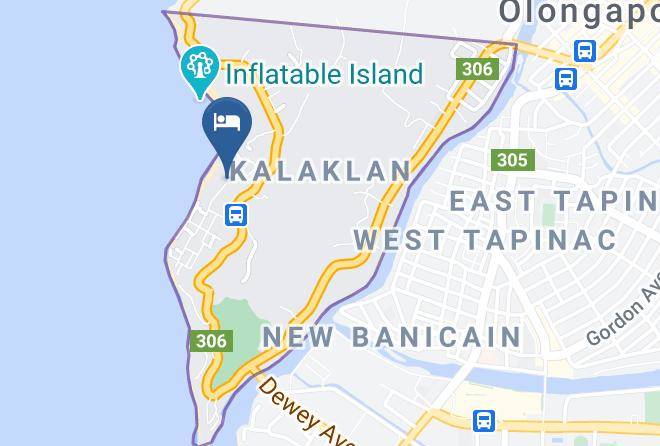 Zambales - Ocean View Beach Resort Maps