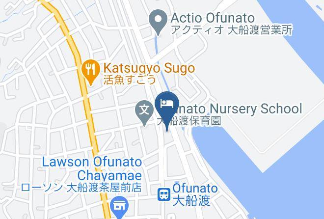 Ofunato City - Ocean View Hotel Marumori Maps