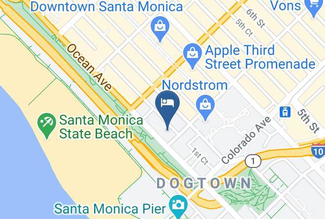 Los Angeles - Ocean View Hotel Maps