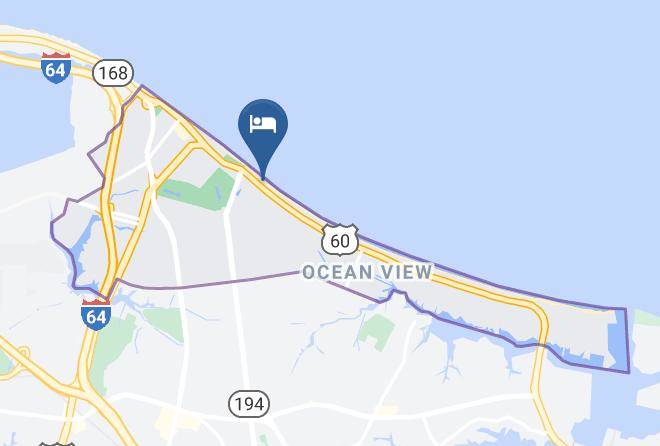 Norfolk City - Ocean View Inn Maps