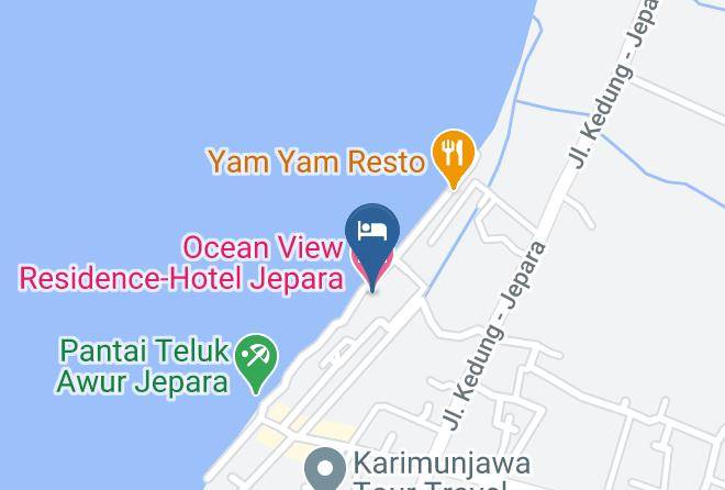Jepara Regency - Ocean View Residence Hotel Jepara Maps
