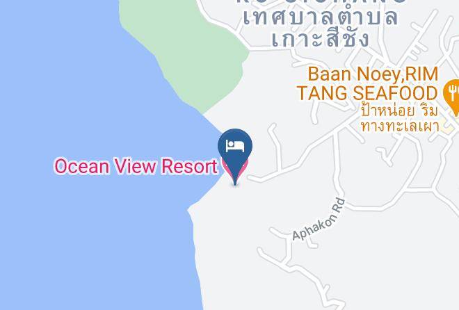 Ko Sichang District - Ocean View Resort Maps