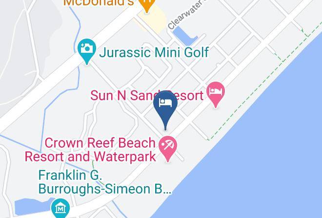 Ocean Waves Hotel Map