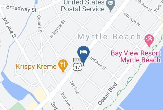 Horry - Ocean West Motel Maps