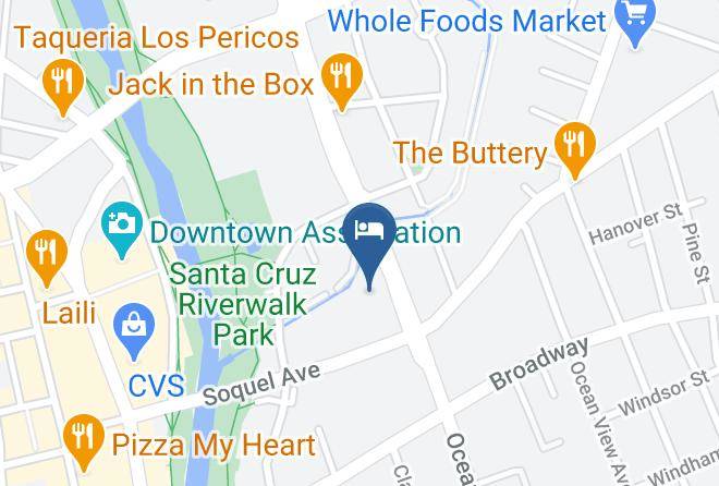 Santa Cruz - Oceana Inn Maps