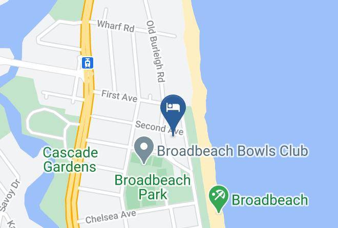 Gold Coast - Oceana On Broadbeach Maps