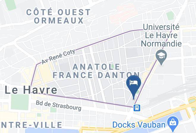 Oceane Hotel Map
