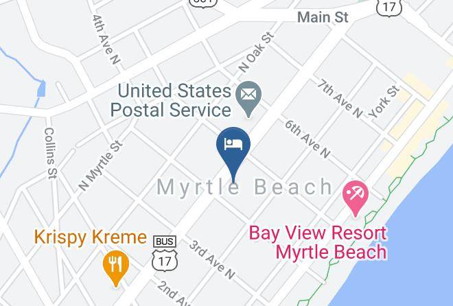 Myrtle Beach Resorts & Oceanfront Hotels Map