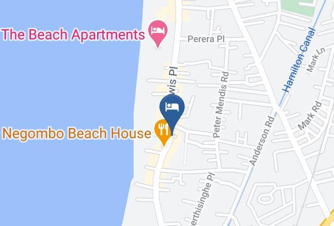 Colombo - Oceans Edge Boutique Hotel Maps