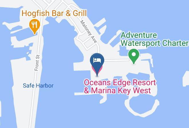 Monroe - Oceans Edge Resort & Marina Key West Maps