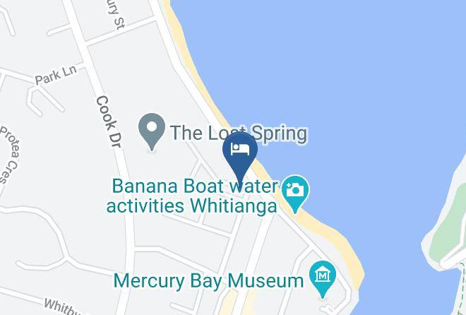 Thames Coromandel - Oceans Resort Whitianga Maps