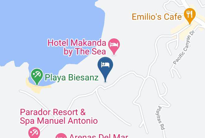 Aguirre - Oceans Two Resort Manuel Antonio Maps