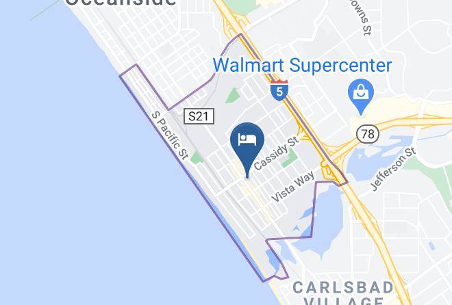 San Diego - Oceanside Inn & Suites Maps