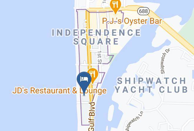 Pinellas - Oceanside Of Indian Rocks Maps