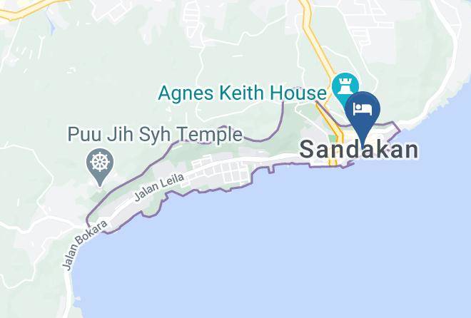 Bahagian Sandakan - Oceanus Backpackers Maps