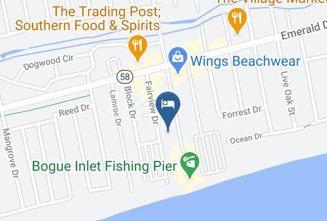 Carteret - Oceanview Inn Maps