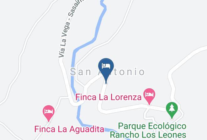 La Vega - Ocelote Ecolodges La Vega Maps