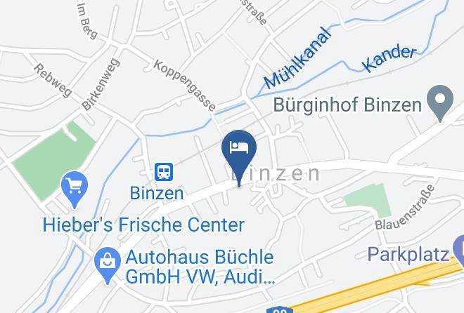 Lorrach - Ochsen Hotel Restaurant Binzen Maps