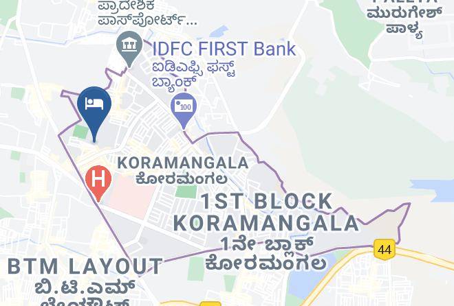 Bengaluru - Octave Studio Hotel Maps