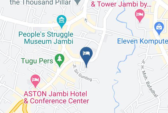 Kota Jambi - Octopuss Wellness Hotel & Spa Maps
