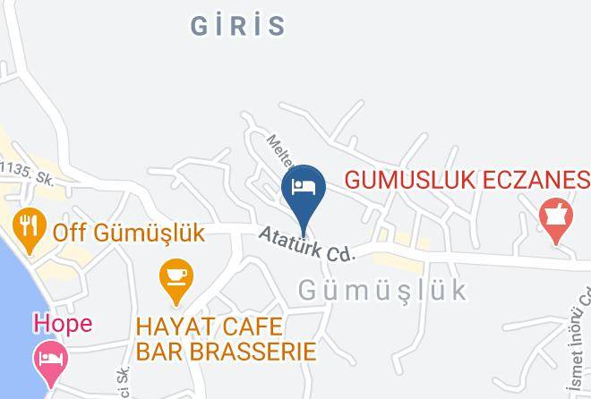Bodrum - Oda Bodrum Gumusluk Maps
